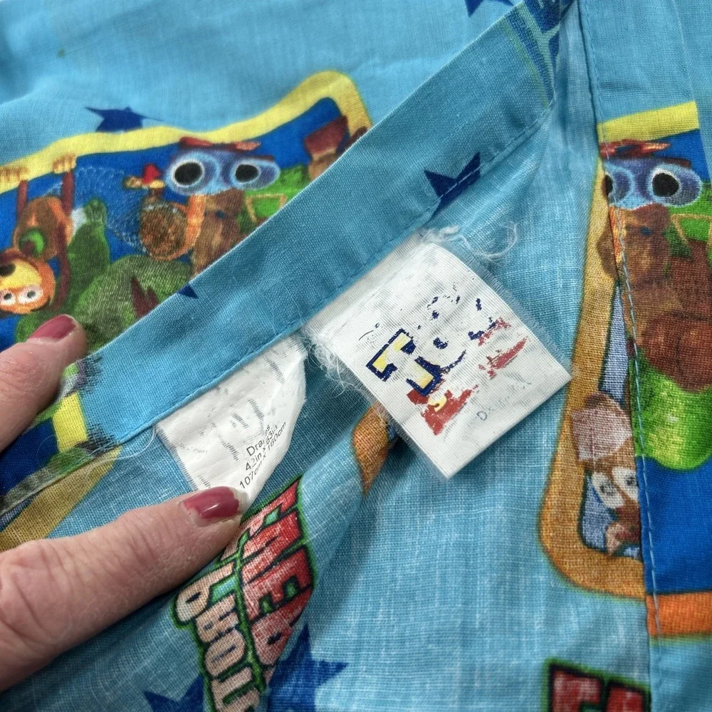 Vintage Toy Story Curtain Panel 42x63 Cotton Material